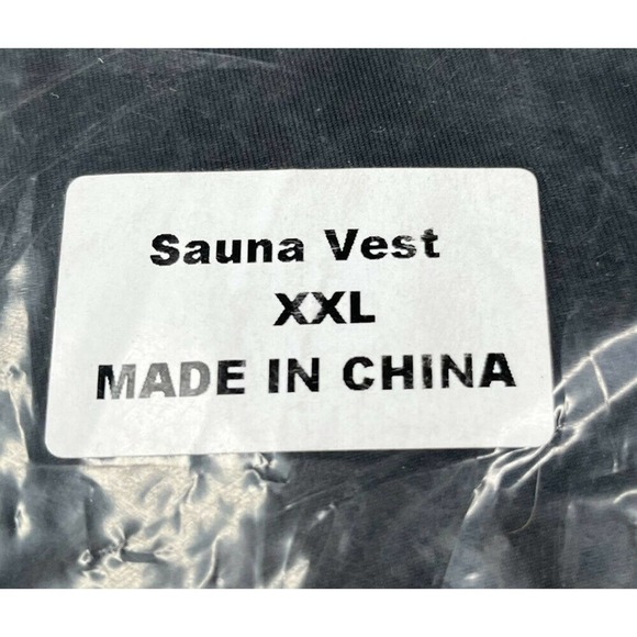 NWT Fierce Knockouts Sauna Vest Size XL Women’s Black - Picture 7 of 7